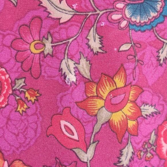 LAUREN Ralph Lauren Floral Sleeveless Wrap Dresses Burgundy / red wine s… - Picture 4 of 4